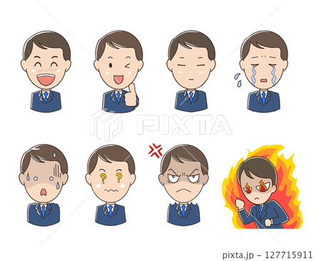 うちの元気社員表情爆発セット 127715911