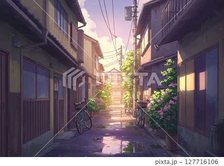 街並みの風景 127716106
