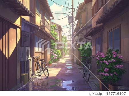 街並みの風景 127716107
