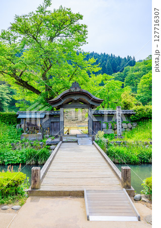 初夏の一乗谷朝倉氏遺跡　福井県福井市 127716307