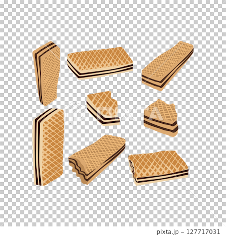 chocolate wafer chocolate wafer 127717031