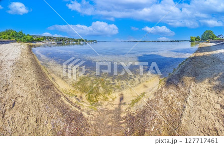 Lake Constance beach in Ermatingen Switzerland Lake Constance beach in Ermatingen Switzerland 127717461
