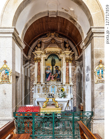 Interior of the church at Santu 127717859
