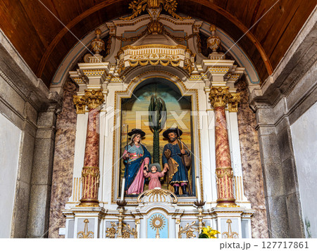 Interior of the church at Santu Interior of the church at Santu 127717861