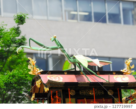 祇園祭・蟷螂山のカマキリのからくり人形 祇園祭・蟷螂山のカマキリのからくり人形 127719997