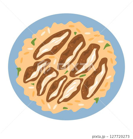 Taiwanese Chicken Cutlets food illustration 127720273