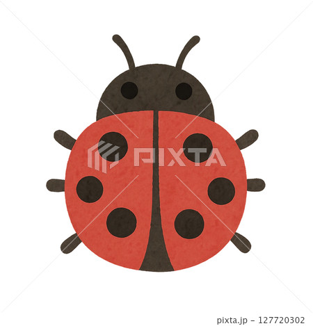 絵本タッチのてんとう虫アイコン 127720302