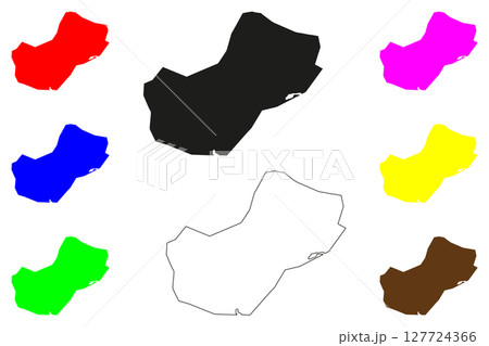 Rewa city (Republic of India, State of Madhya Pradesh) map vector illustration, scribble sketch The City of Waterfalls map Rewa city (Republic of India, State of Madhya Pradesh) map vector illustration, scribble sketch The City of Waterfalls map 127724366