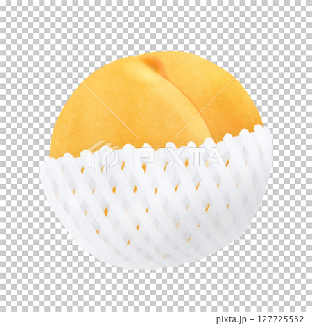 果蓋包裹的黃桃 127725532