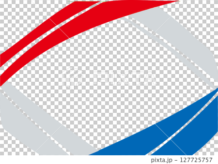 三色絲帶框架,中心透明 三色絲帶框架,中心透明 127725757