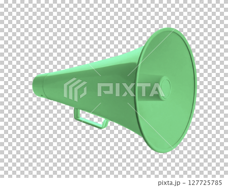 綠色簡易擴音器 綠色簡易擴音器 127725785