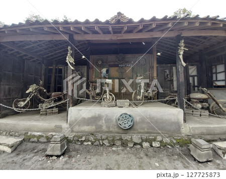 Charred Motorbike Skeletons Displayed at Merapi Museum Charred Motorbike Skeletons Displayed at Merapi Museum 127725873