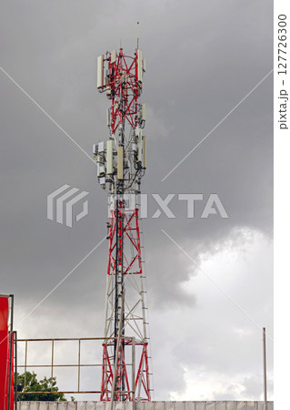Cell Tower Bad Weather Cell Tower Bad Weather 127726300