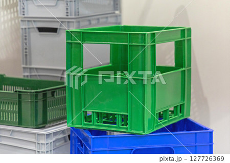 Plastic Bottles Crate 127726369