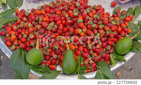 Strawberries and Avocado Strawberries and Avocado 127726692