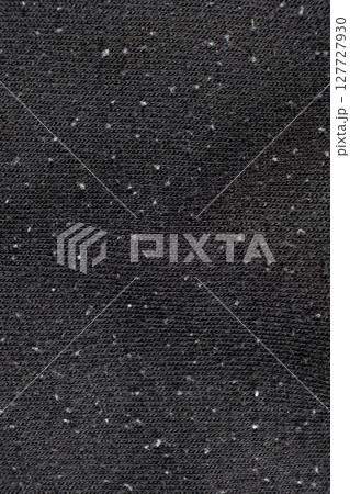 Close-Up of Old Cotton Polyester Elastane Fabric with Pilling Texture 127727930