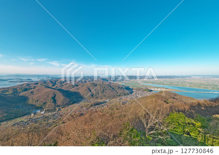 【金甲山 展望台からの風景】 岡山県玉野市八浜町 【金甲山 展望台からの風景】 岡山県玉野市八浜町 127730846