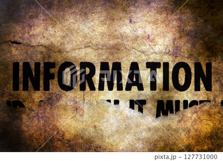 Information text on grunge background 127731000