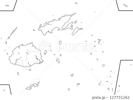 白地図 フィジー 白地図 フィジー 127731262