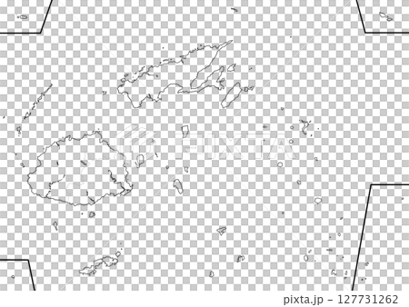白地図 フィジー 白地図 フィジー 127731262