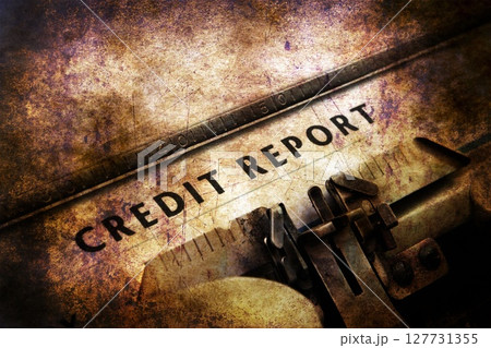 Credit report on vintage typewriter Credit report on vintage typewriter 127731355