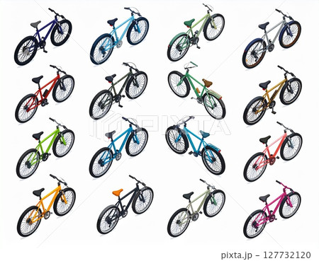 アイソメトリック 自転車 アイソメトリック 自転車 127732120