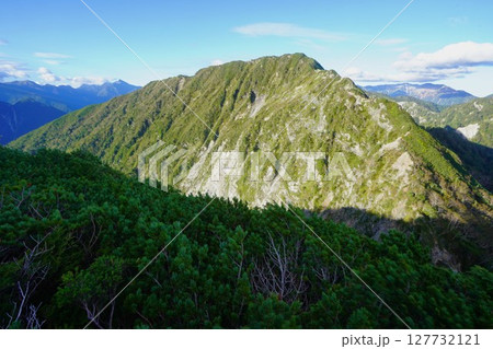 北葛岳付近からの七倉岳 北葛岳付近からの七倉岳 127732121