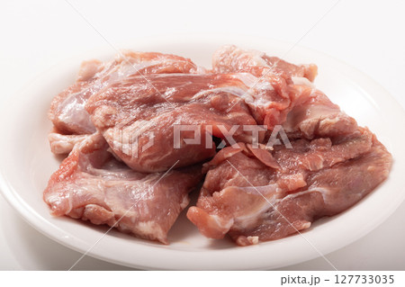 （国産）豚　コメカミ　（希少部位） 127733035