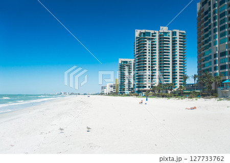 hotels and beach scenes at clearwater florida hotels and beach scenes at clearwater florida 127733762