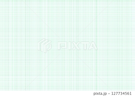 さわやかミント黄緑色の織り目チェック柄テクスチャー素材イラスト　ファブリック　ランチョンマット 127734561