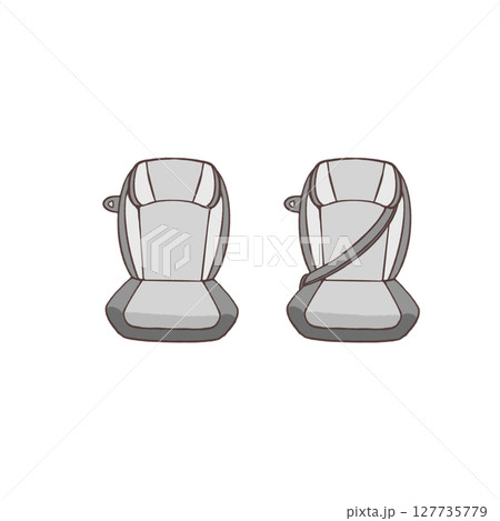 ジュニアシート（シートベルト） 127735779