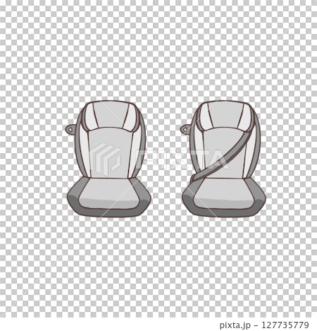 ジュニアシート（シートベルト） 127735779