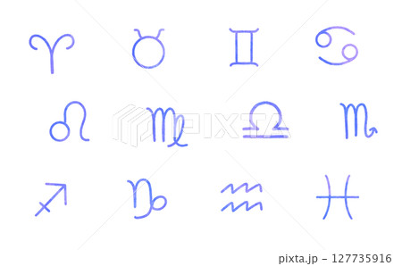 水彩風の星座のアイコン 127735916