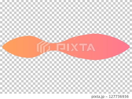 Colorful uneven curved line heading frame 127736936