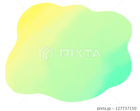 パステルカラーの流体グラデーションフレーム・背景素材 127737150
