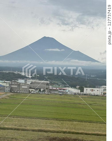 landscape with a view of the village landscape with a view of the village 127737419