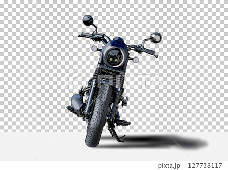 Bike on a white background 127738117