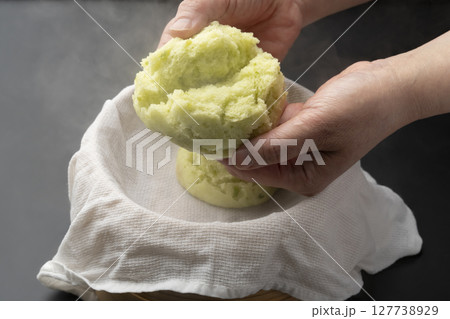 ずんだの蒸しパン 127738929