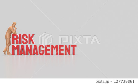 The Red risk management for Business concept 3d Rendering. The Red risk management for Business concept 3d Rendering. 127739861