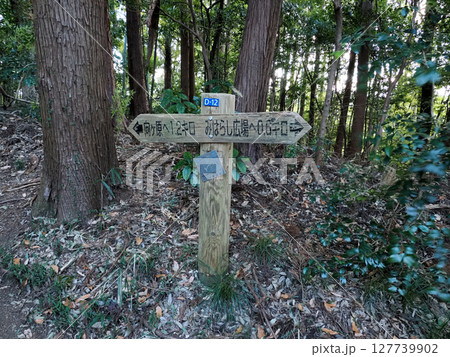 神奈川県・新治市民の森・標識コレクション・D-12(2025年) 神奈川県・新治市民の森・標識コレクション・D-12(2025年) 127739902