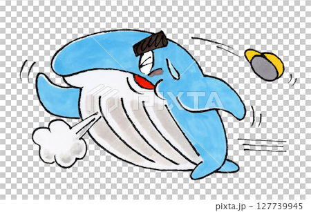 Running Whale 127739945