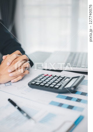 Business growth, decided to invest money in stock market, financial strategies and banking expertise to income substantial stack of investment capitalize on trade opportunities within economy return. 127740076