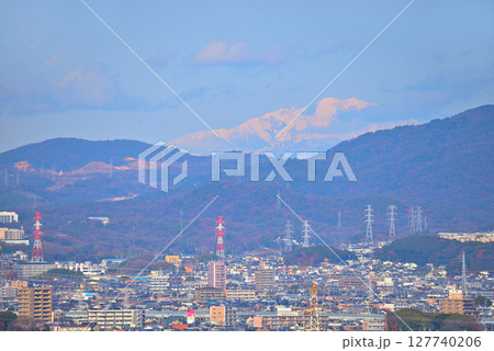 《愛知県》名古屋市守山区竜泉寺から望む風景　春日井市方面 127740206