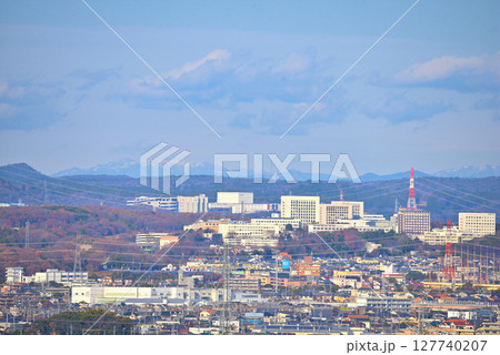 《愛知県》名古屋市守山区竜泉寺から望む風景 春日井市方面 《愛知県》名古屋市守山区竜泉寺から望む風景 春日井市方面 127740207