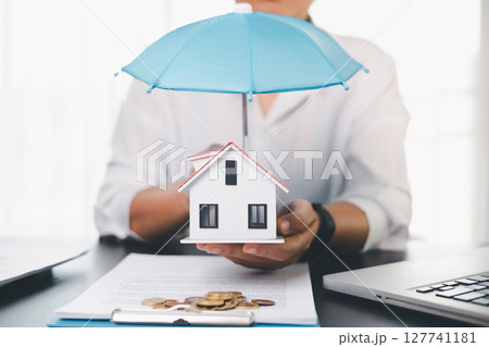 Concept business house finance protection office plan investment buy sell home ensuring idea financial security. residence agent hand protect purchase insurance and secure favorable loan deal. Concept business house finance protection office plan investment buy sell home ensuring idea financial security. residence agent hand protect purchase insurance and secure favorable loan deal. 127741181