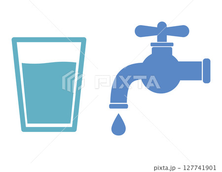 コップ　水道　アイコン 127741901