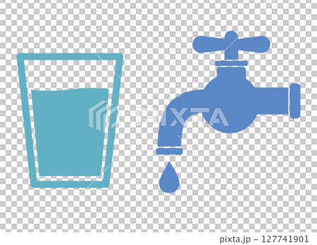 コップ　水道　アイコン 127741901
