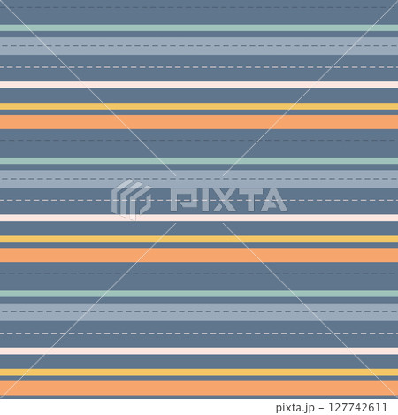 Colorful striped pattern with varying shades and textures for modern design projects 127742611