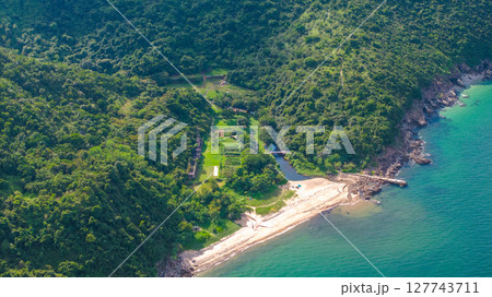 Hebe Haven Marina Scenic Coastal View Boats Hong Kong 127743711