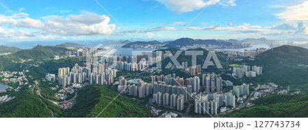June 21 2025 Tseung Kwan O Urban Skyline Coastal City View Hong Kong 127743734